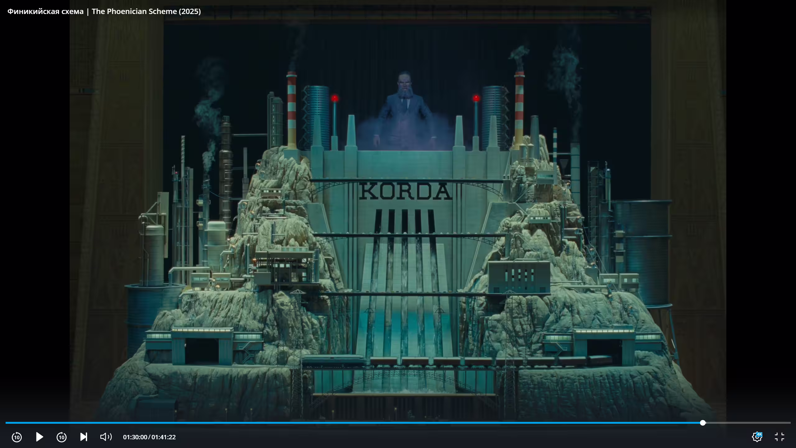 Кадр фильма «Финикийская схема» (2025). Макет Korda 