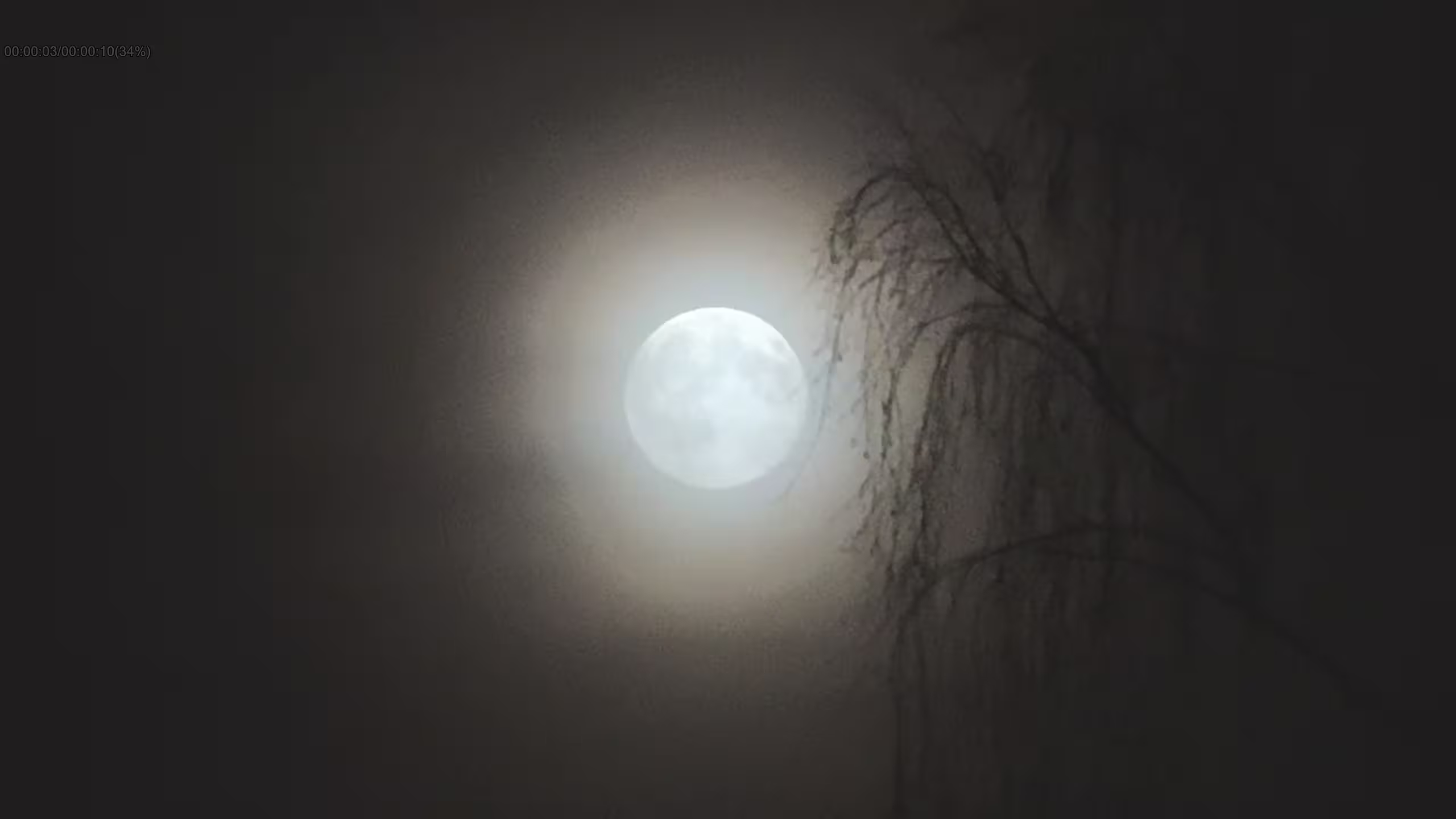 Суперлуние 4Q2025. Скриншот видео 4k60fps